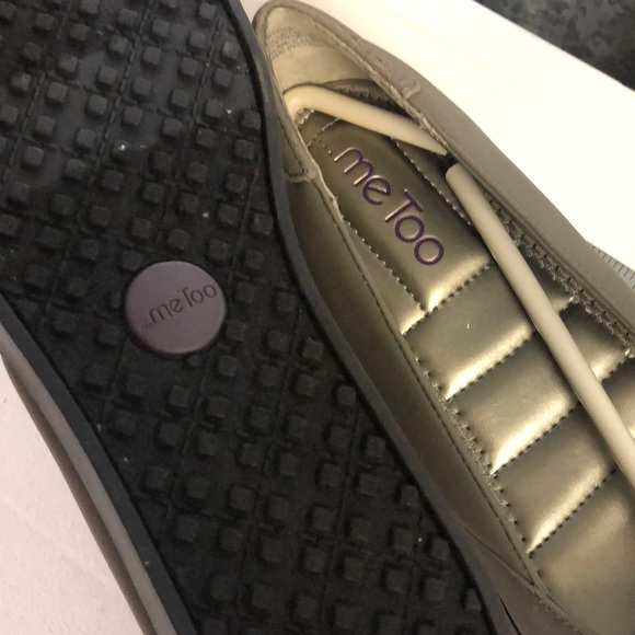 6 1/2 Grey Me Too Ballet Flats - Picture 3 of 6